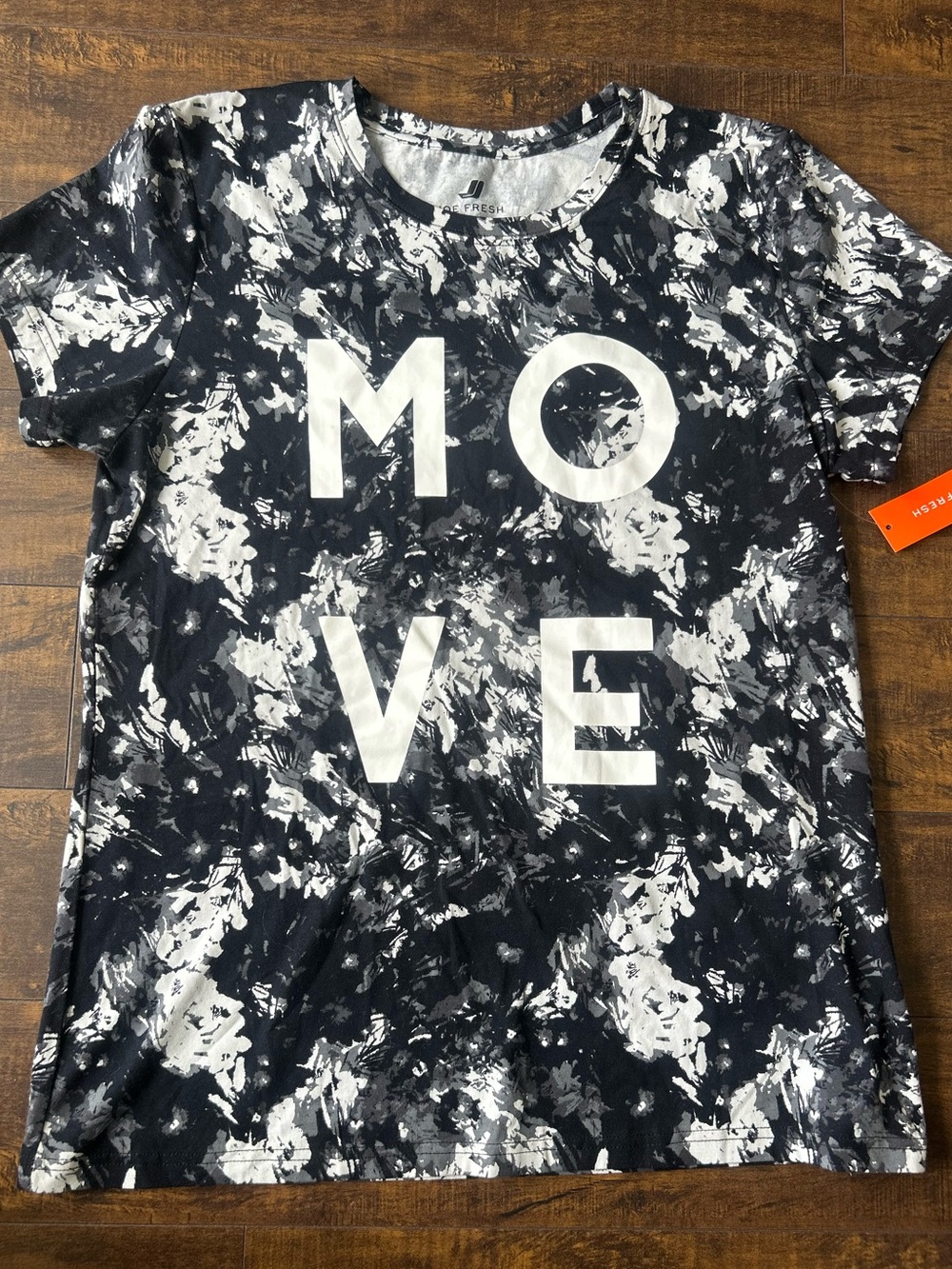 Joe Fresh Black & White 'MOVE' Short-Sleeve Graphic Tee